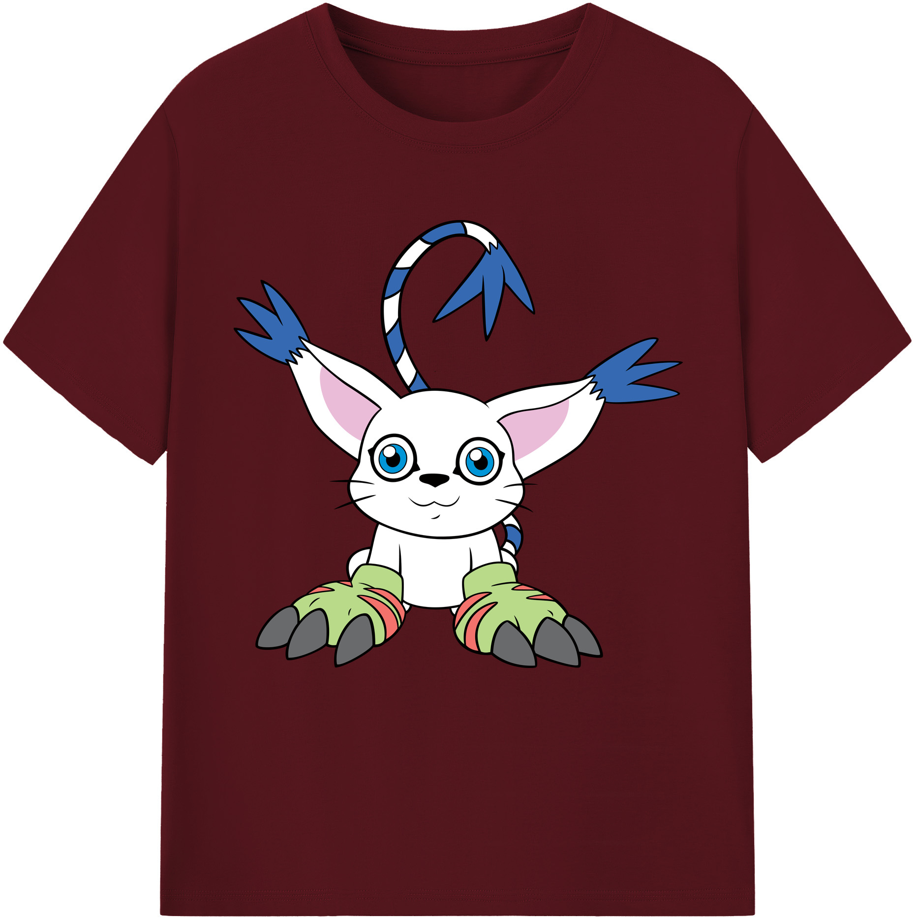 （画像用） Digimon デジタルモンスター/デジモン 綿100％半袖Tシャツ（フロントプリント）